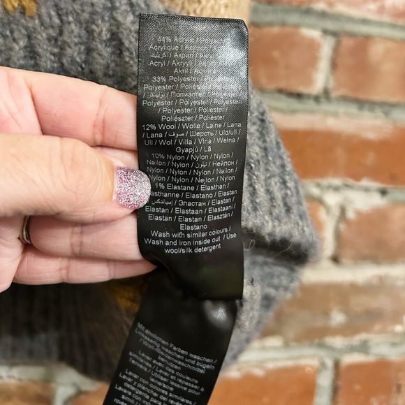 Ichi Wool Blend Knit Sweater Vest Size XS - Picture 8 of 12